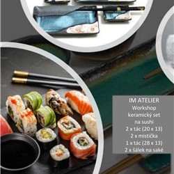 Workshop, keramický set na sushi